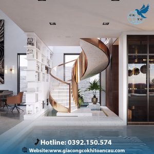 Cầu thang xoắn CTX153