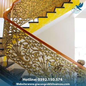 Cầu thang nhôm đúc CTN19