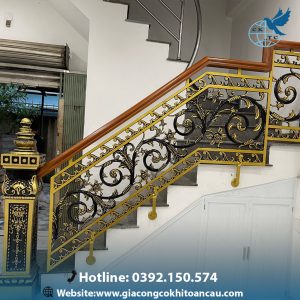 Cầu thang nhôm đúc CTN21