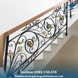 Cầu thang sắt mỹ thuật CTS51