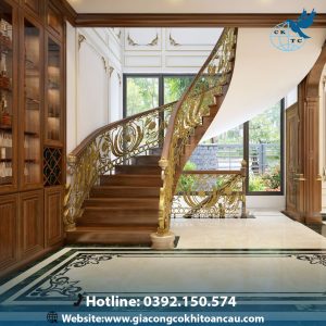 Cầu thang sắt mỹ thuật CTS58