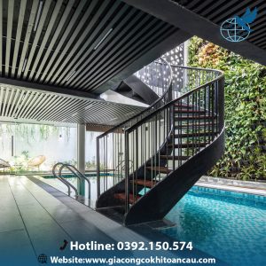 Cầu thang xoắn CTX108