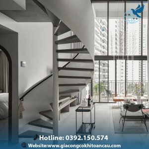 Cầu thang xoắn CTX123