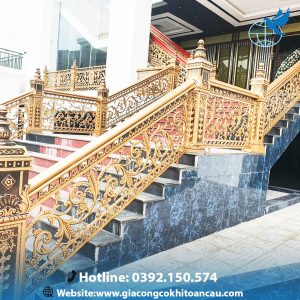 Cầu thang nhôm đúc CTN12