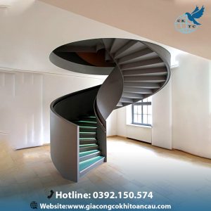 Cầu thang xoắn ốc CTX101 tại Biên Hòa