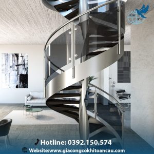 Cầu thang xoắn ốc CTX93