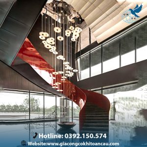 Cầu thang xoắn ốc CTX98 tại Đồng Nai