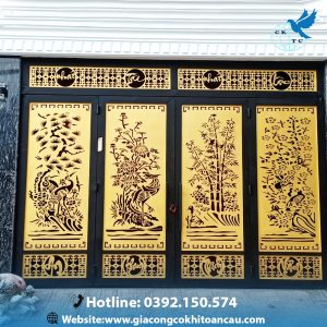 Cửa cổng sắt CNC CCC26