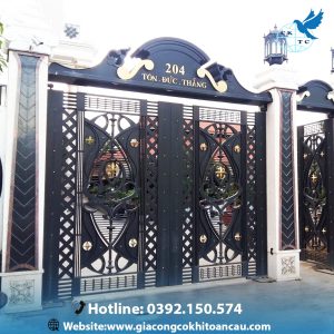Cửa cổng sắt CNC CCC33