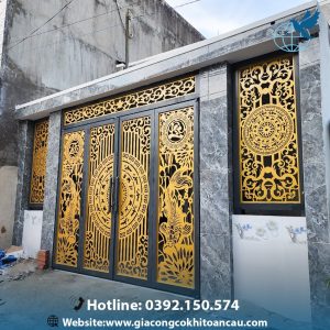 Cửa cổng sắt CNC CCC45