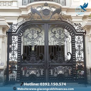 Cửa cổng sắt mỹ thuật 