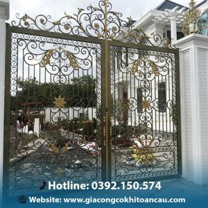 Cửa cổng sắt mỹ thuật CCS20
