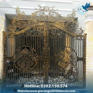 Cửa cổng sắt mỹ thuật CCS30