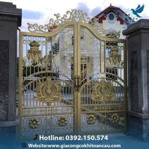 Cửa cổng sắt mỹ thuật CCS37