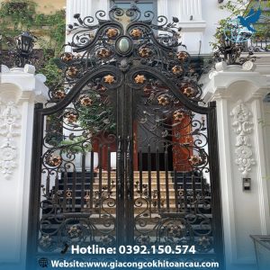 Cửa cổng sắt mỹ thuật 