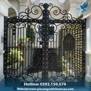 Cửa cổng sắt mỹ thuật 