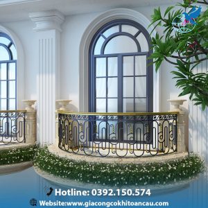 Lan can sắt mỹ thuật LCS17